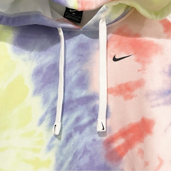 NIKE Dri-FIT Get Fit Women's Tie-dye Pullover Training Hoodie Size Small - Picture 4 of 10